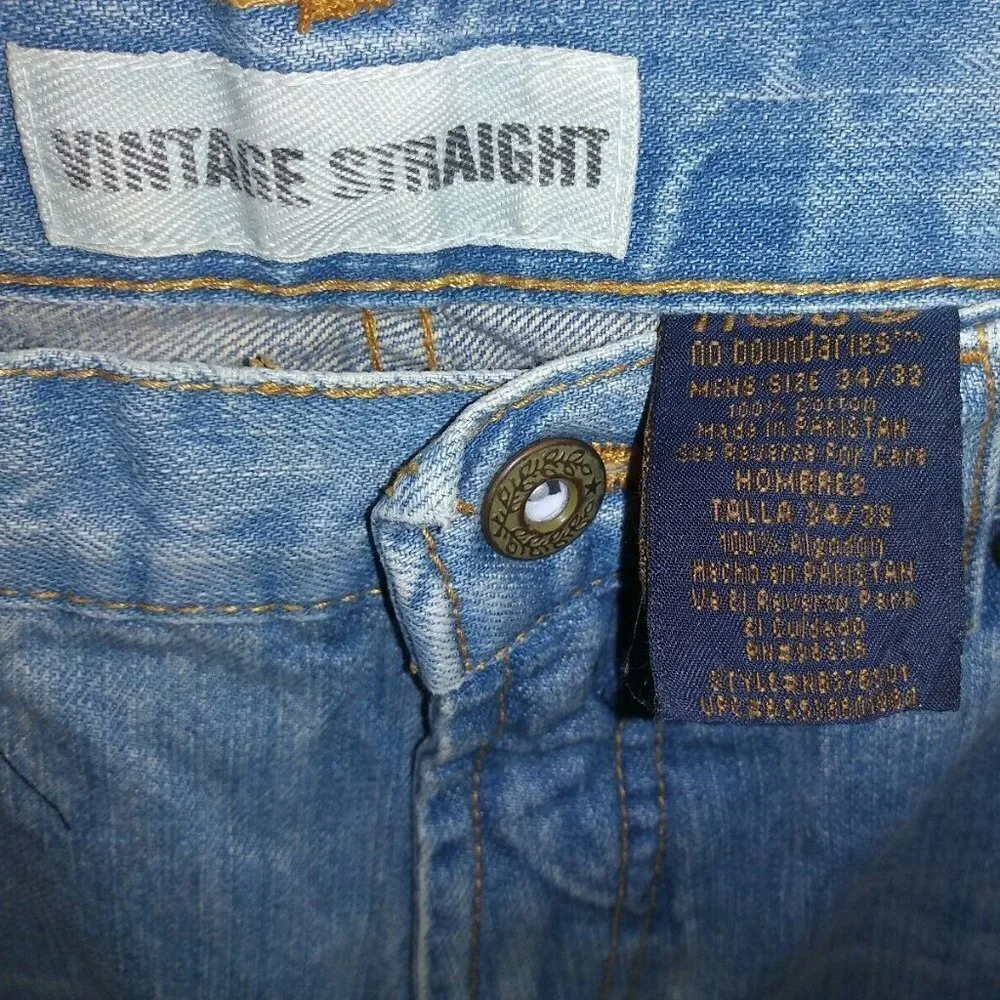 Vintage straight Mens jeans No Boundaries 34x32